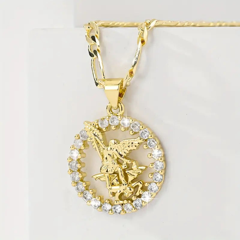 Colar com Medalha de São Miguel Arcanjo