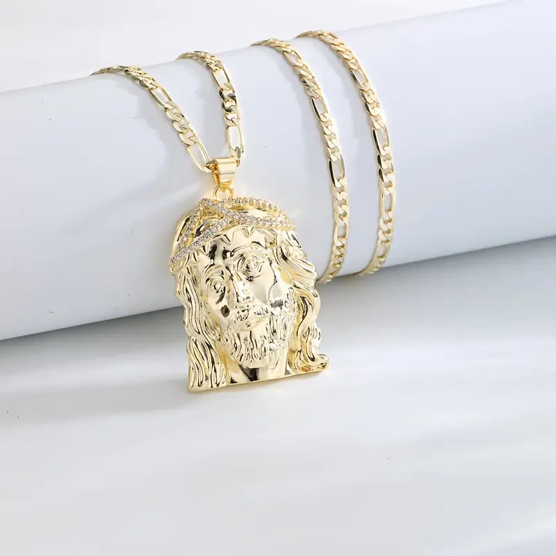 Colar com Pingente de Jesus Cristo