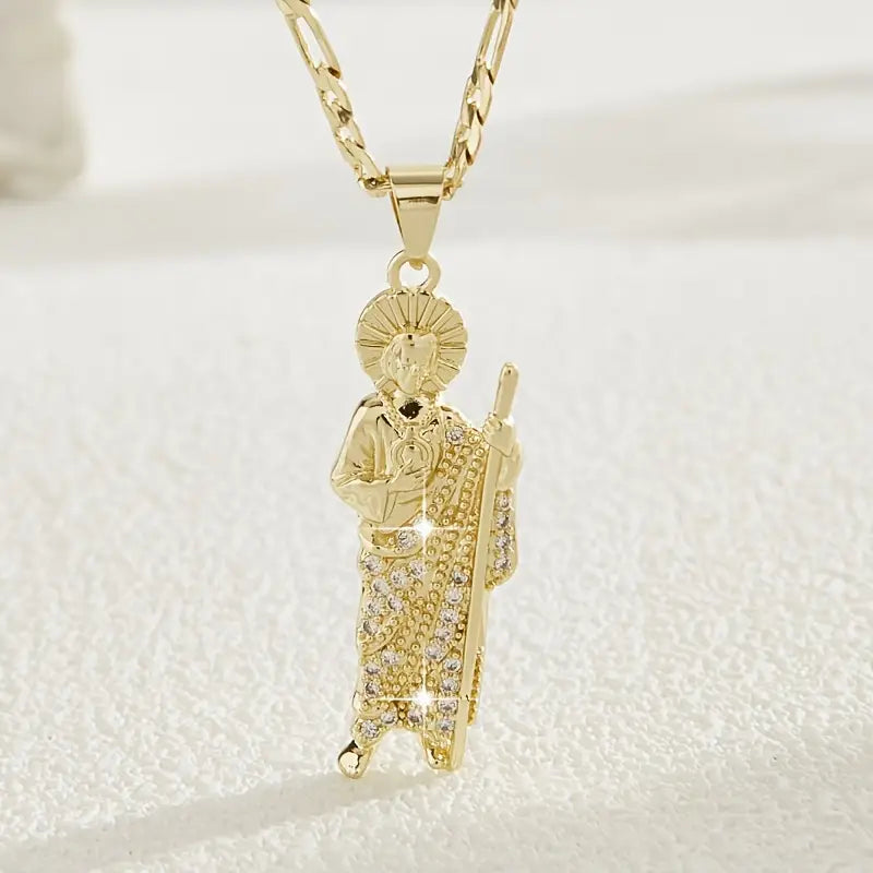 Colar com Pingente de São Judas Tadeu