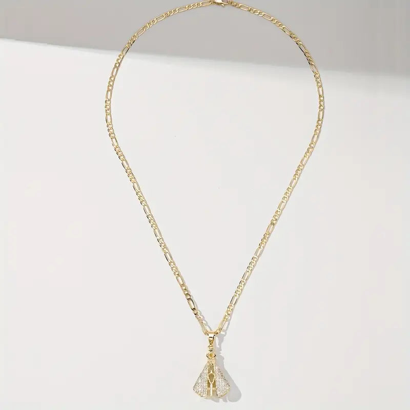 Colar com Pingente Nossa Senhora Aparecida