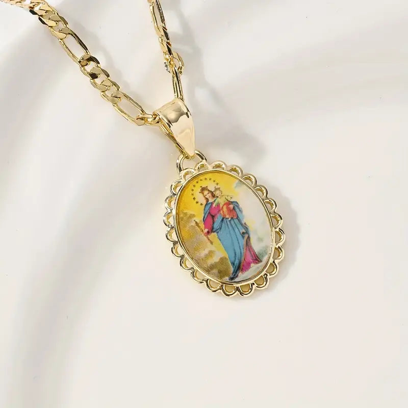 Colar com Medalha Sagrada