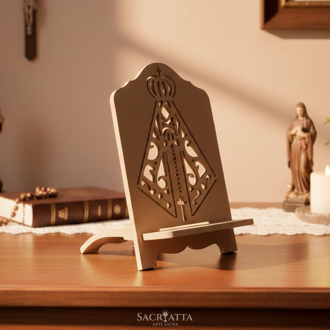 Porta Bíblia em MDF Nossa Senhora Aparecida