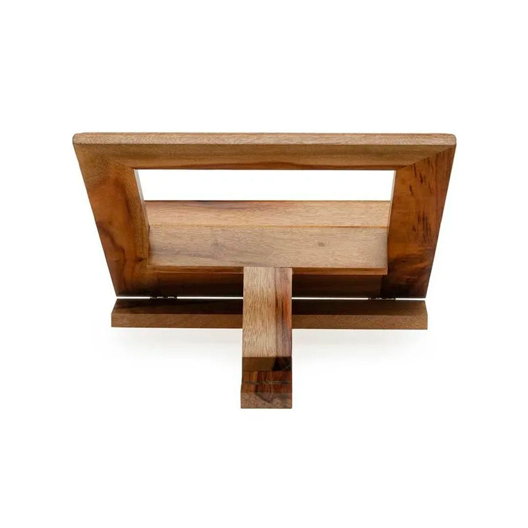 Porta Bíblia em Madeira com Medalha de São Bento