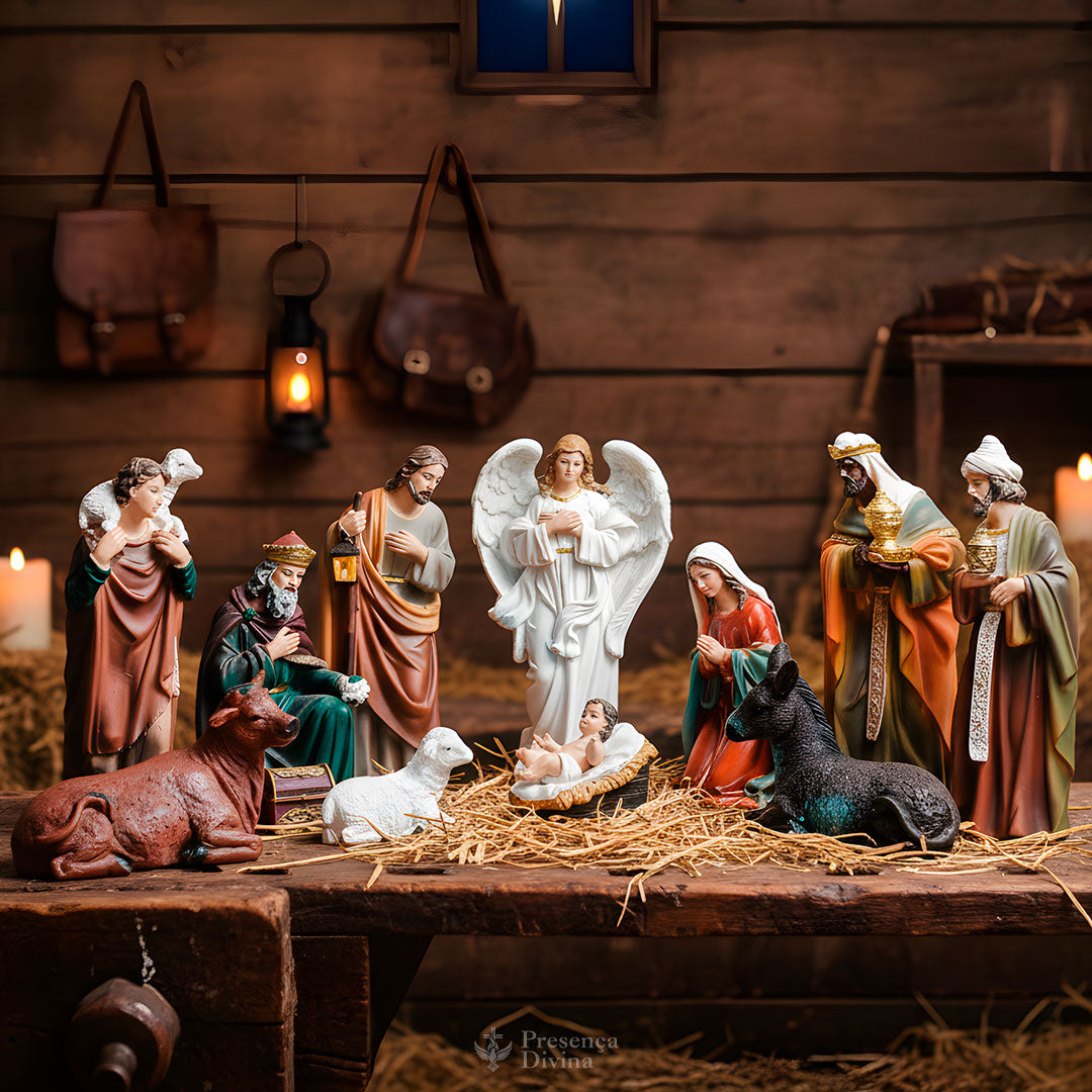 Presépio Natal Completo 11 Peças - Edição Especial®