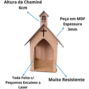 Capela Oratório MDF Igreja
