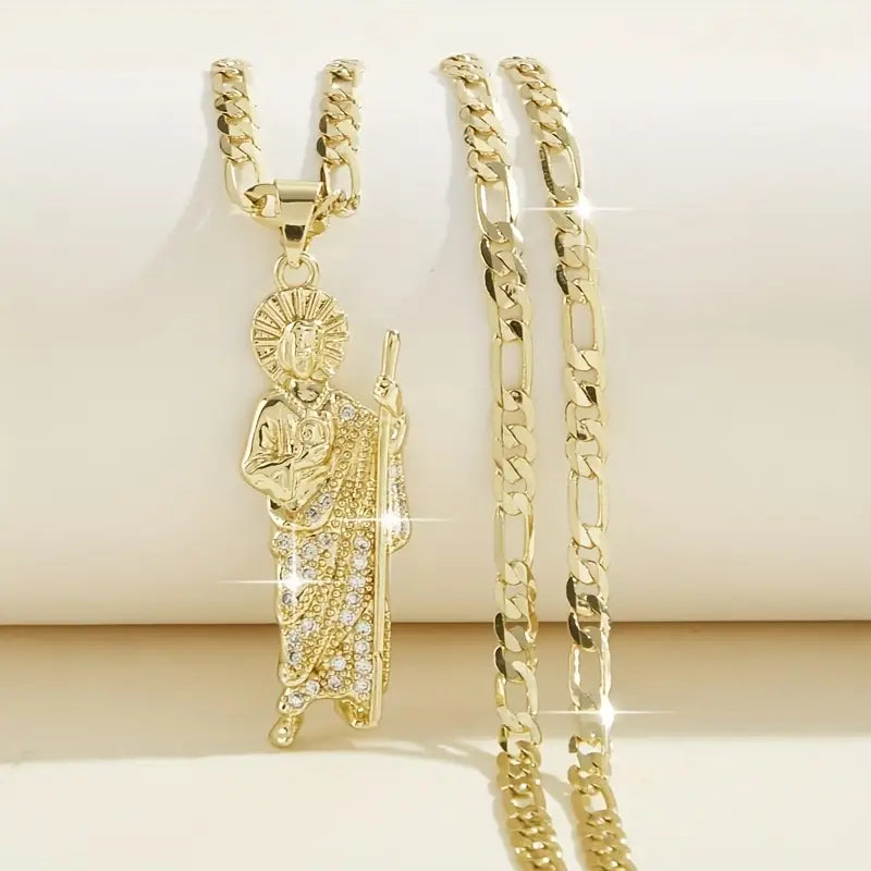 Colar com Pingente de São Judas Tadeu