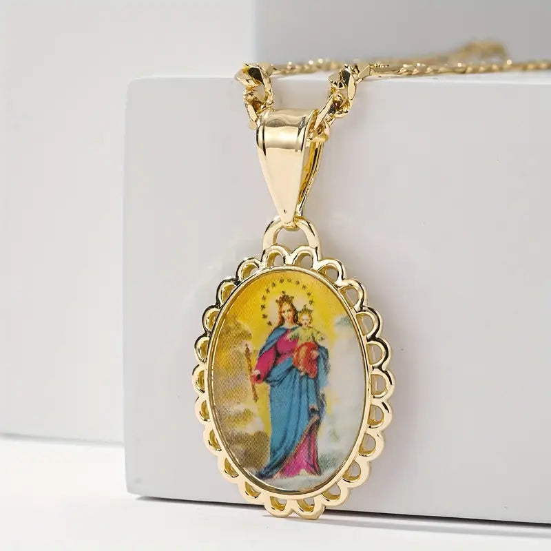 Colar com Medalha Sagrada