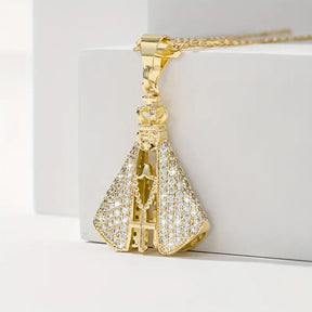 Colar com Pingente Nossa Senhora Aparecida