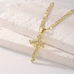 Colar com Pingente de Cruz