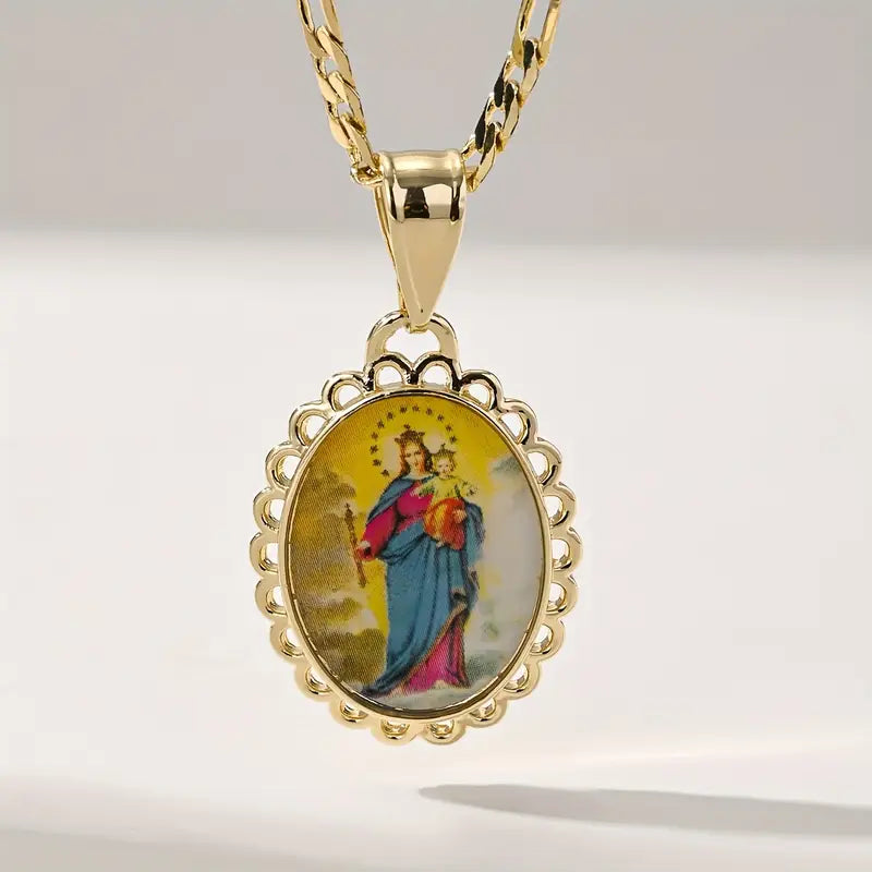 Colar com Medalha Sagrada