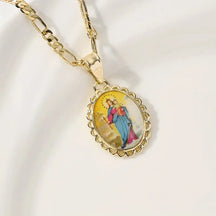 Colar com Medalha Sagrada