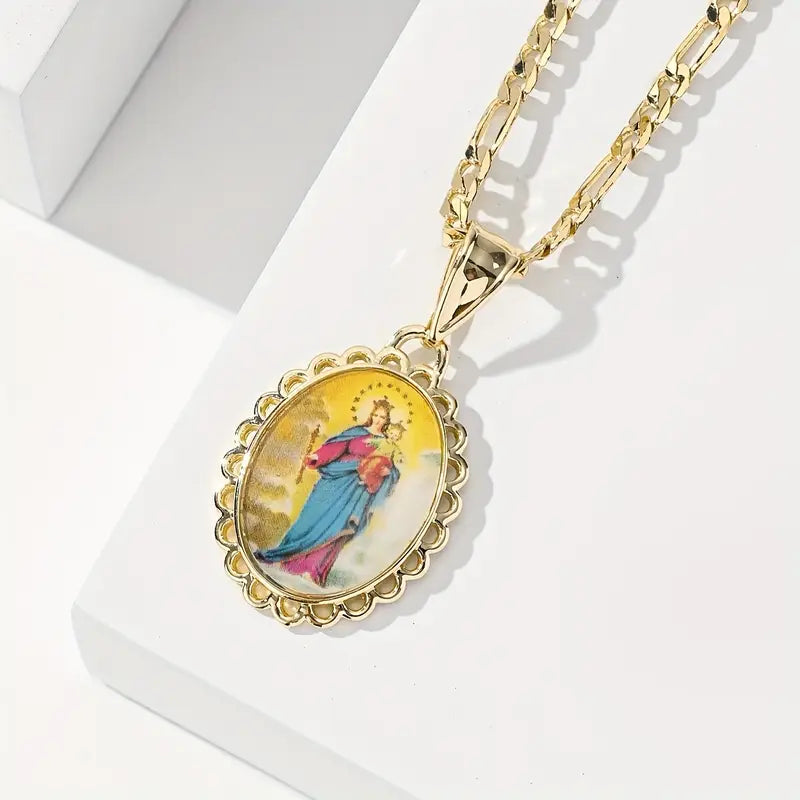 Colar com Medalha Sagrada