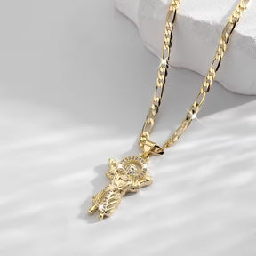 Colar com Pingente de Menino Jesus