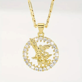 Colar com Medalha de São Miguel Arcanjo