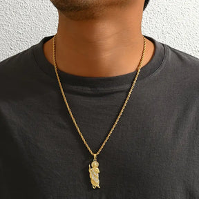 Colar com Pingente de São Judas Tadeu