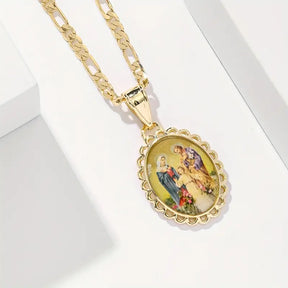 Colar com Medalha Sagrada