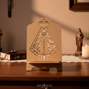 Porta Bíblia em MDF Nossa Senhora Aparecida