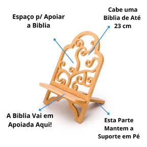 Porta Bíblia em MDF Arabesco