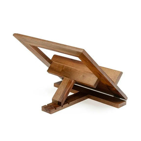 Porta Bíblia em Madeira com Medalha de São Bento