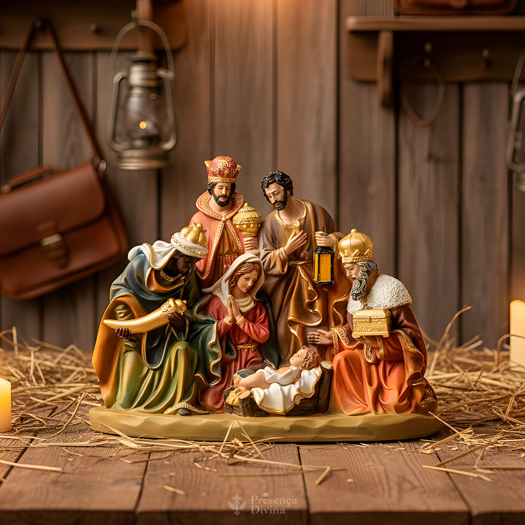 Imagem Presépio Natalino 40x30cm