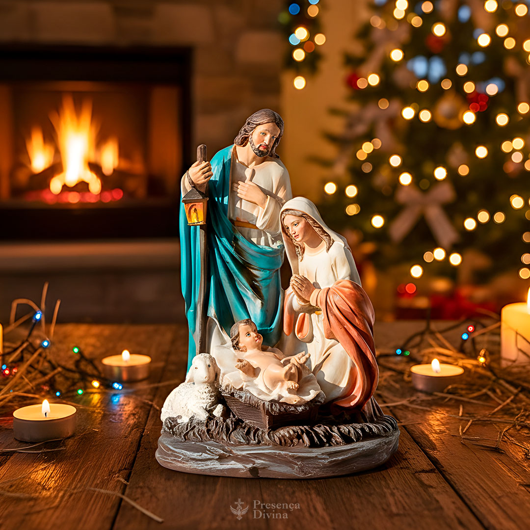 Imagem Presépio Natal Sagrada Família