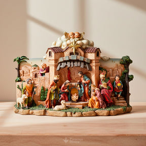 Imagem Presépio Natal Completo com Estábulo